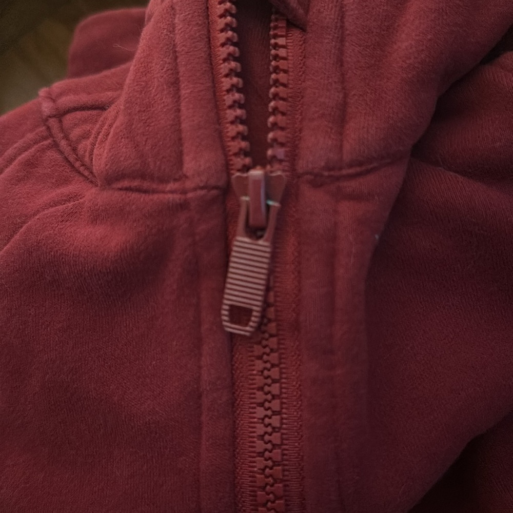 Maroon zip up Jacket - Picture 5 of 5